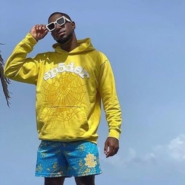 Sp5der-Worldwide-Young-Thug-Yellow-Tracksuit the front side - Photo 4