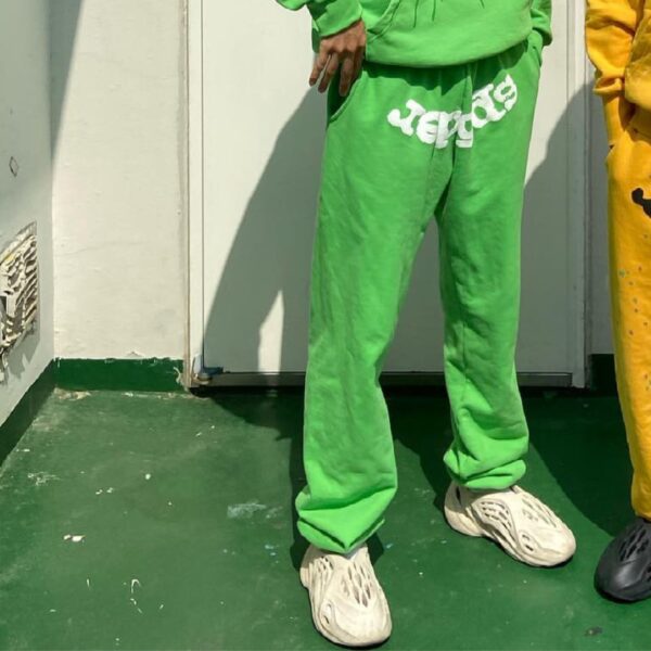 Sp5der-Web-worldwide-Tracksuit-Green the front side - Photo 5