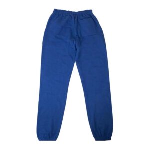 Sp5der-Logo-Print-Sweatpants-Blue the back side - Photo 2