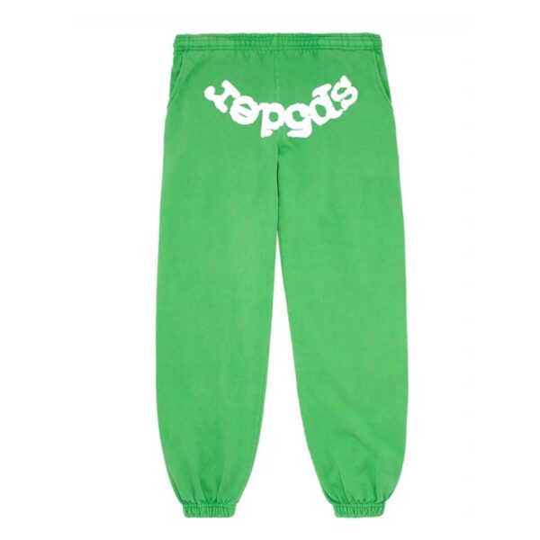 Sp5der-Web-worldwide-Tracksuit-Green the front side - Photo 3