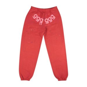 Sp5der 555555 Angel Number Sweatpant the front side - Photo 1