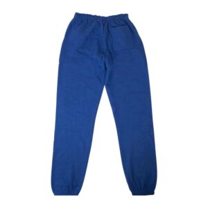 Sp5der Logo Print Sweatpants Blue the back side - Photo 2