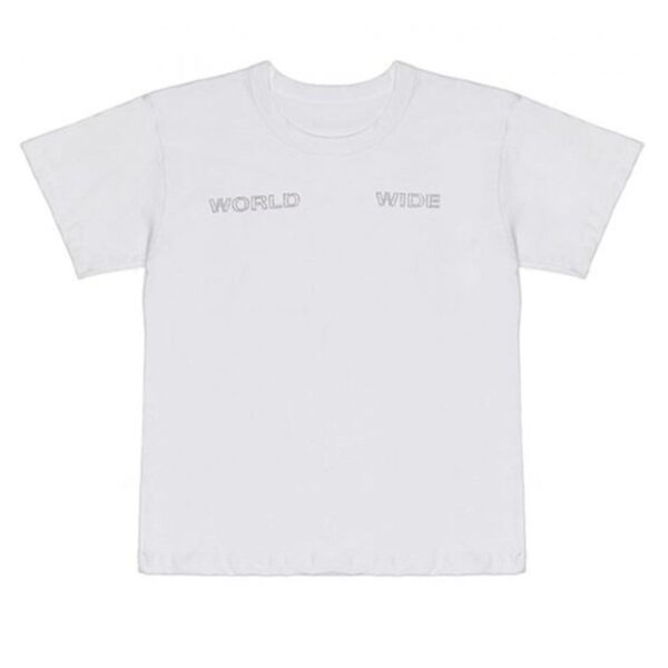 Sp5der Wide T-shirt White the front side - Photo 1