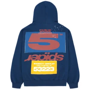 Sp5der-Adult-Sweatshirt-Navy the back side - Photo 2