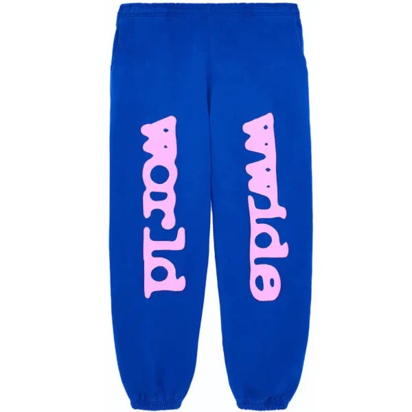 Photo 1 Sp5der Beluga Sweatpant Blue the front sidethe front side