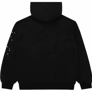 Sp5der I Heart SP5 Souvenir Hoodie Black the back - Photo 2