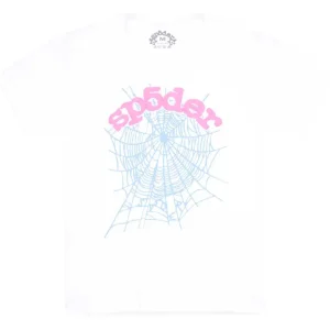 Sp5der OG Web Baby Tee White the front side - Photo 1