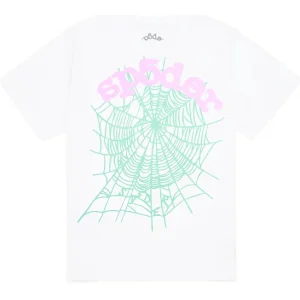 Sp5der OG Web Tee White from the front side - Photo 1