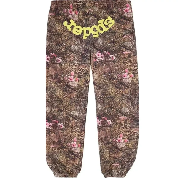 Sp5der Real Tree OG Web Sweatpants Camo the front side - Photo 1