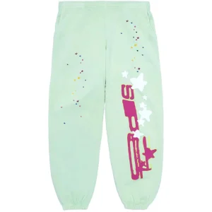 Sp5der SP5 Mint Sweatpants Mintthe front side - Photo 1